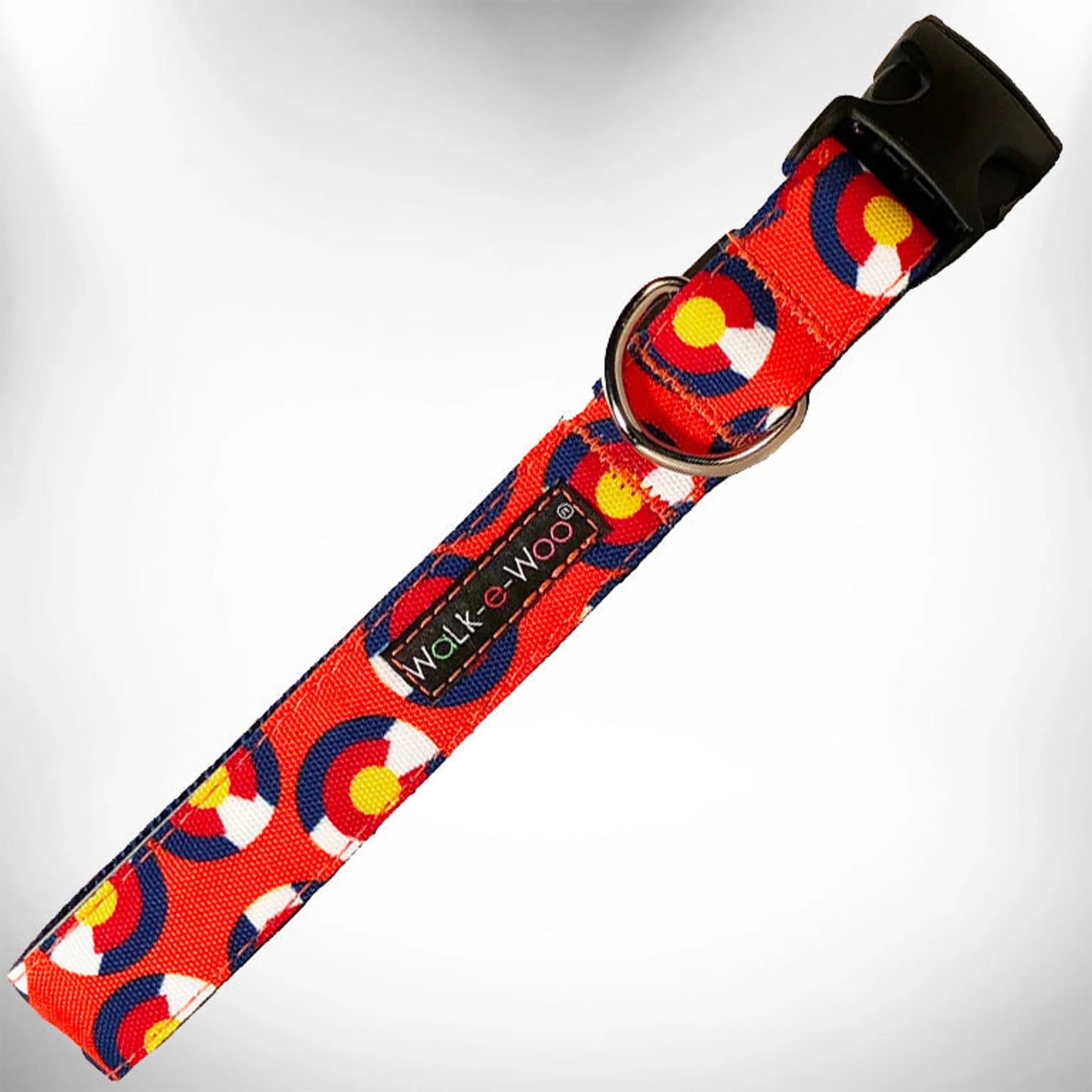 Walk-e-Woo Durable Stylish Dog Collar with Quick-Release Buckle