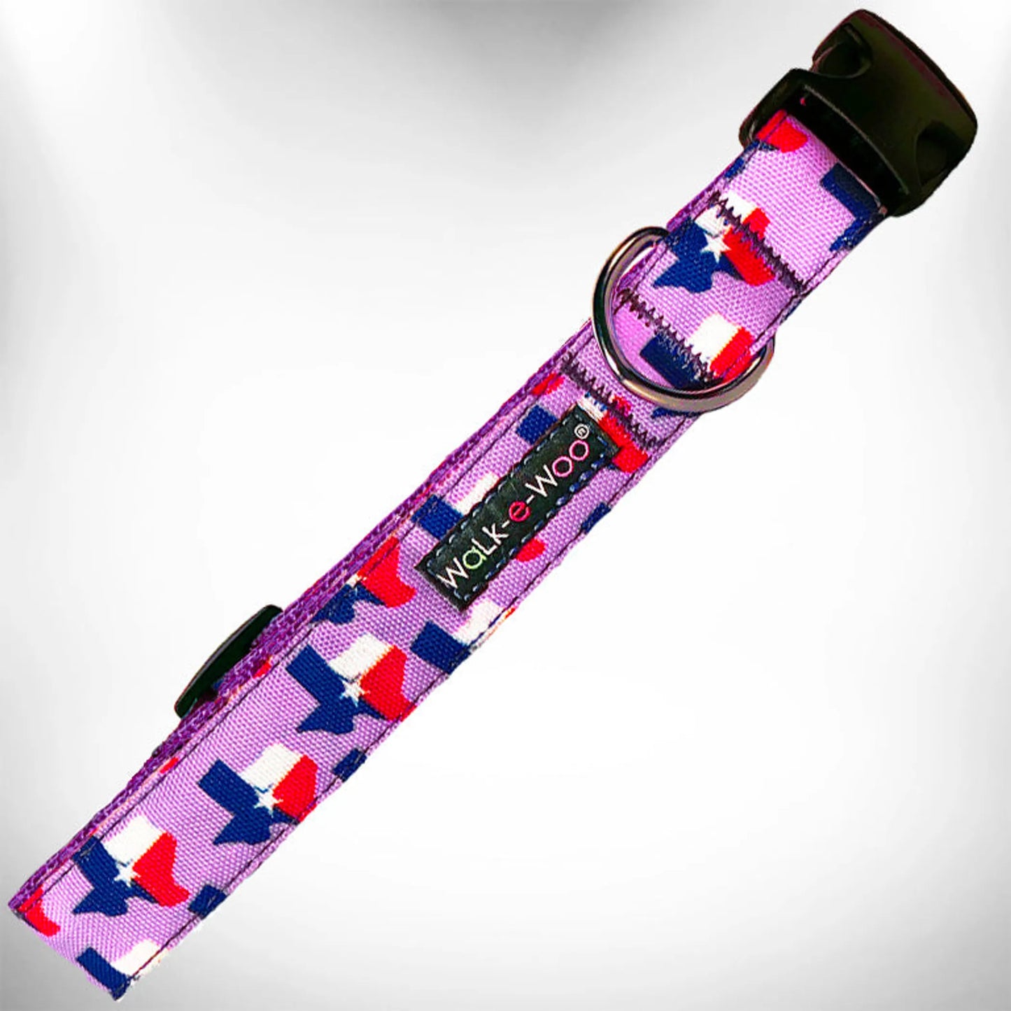 Walk-e-Woo Durable Stylish Dog Collar with Quick-Release Buckle