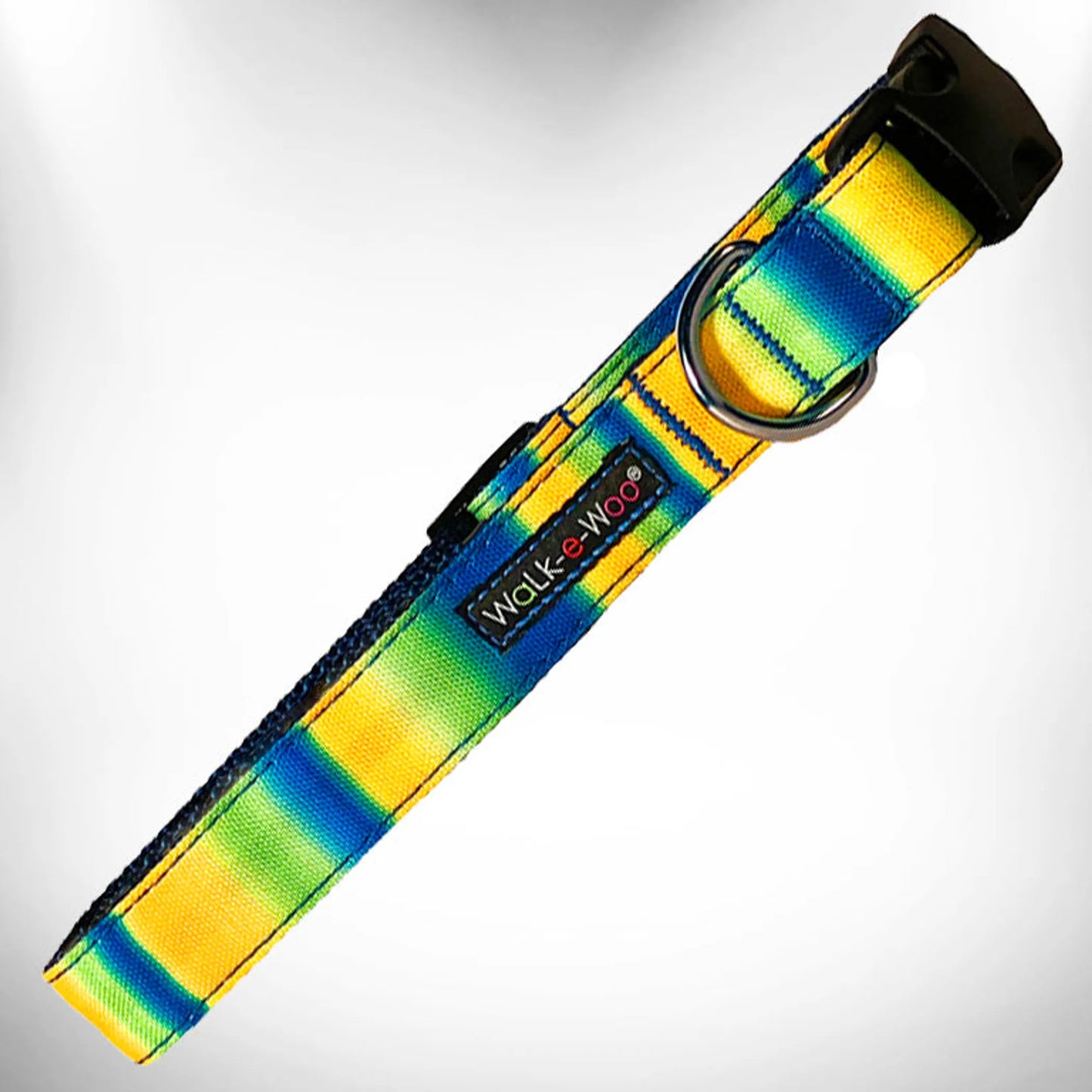 Walk-e-Woo Vibrant Tie Dye Dog Collar