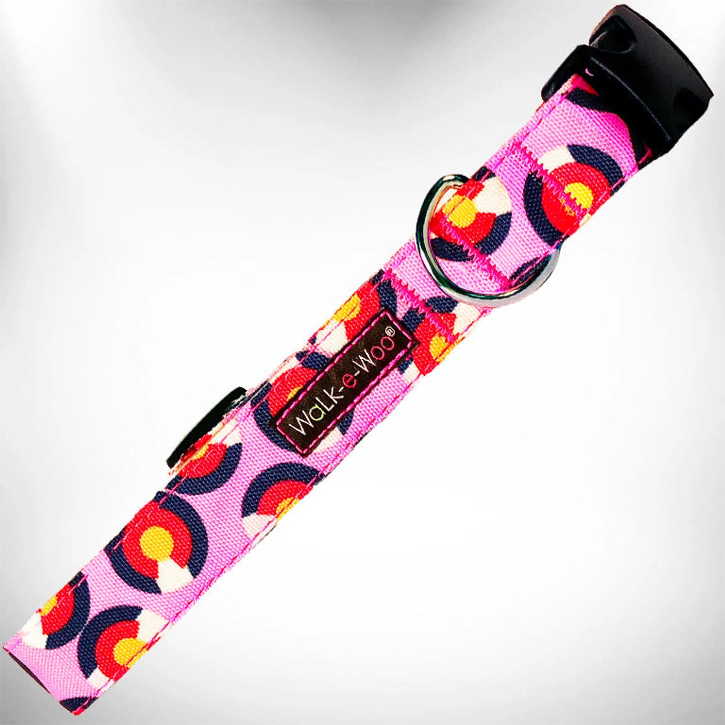 Walk-e-Woo Durable Stylish Dog Collar with Quick-Release Buckle