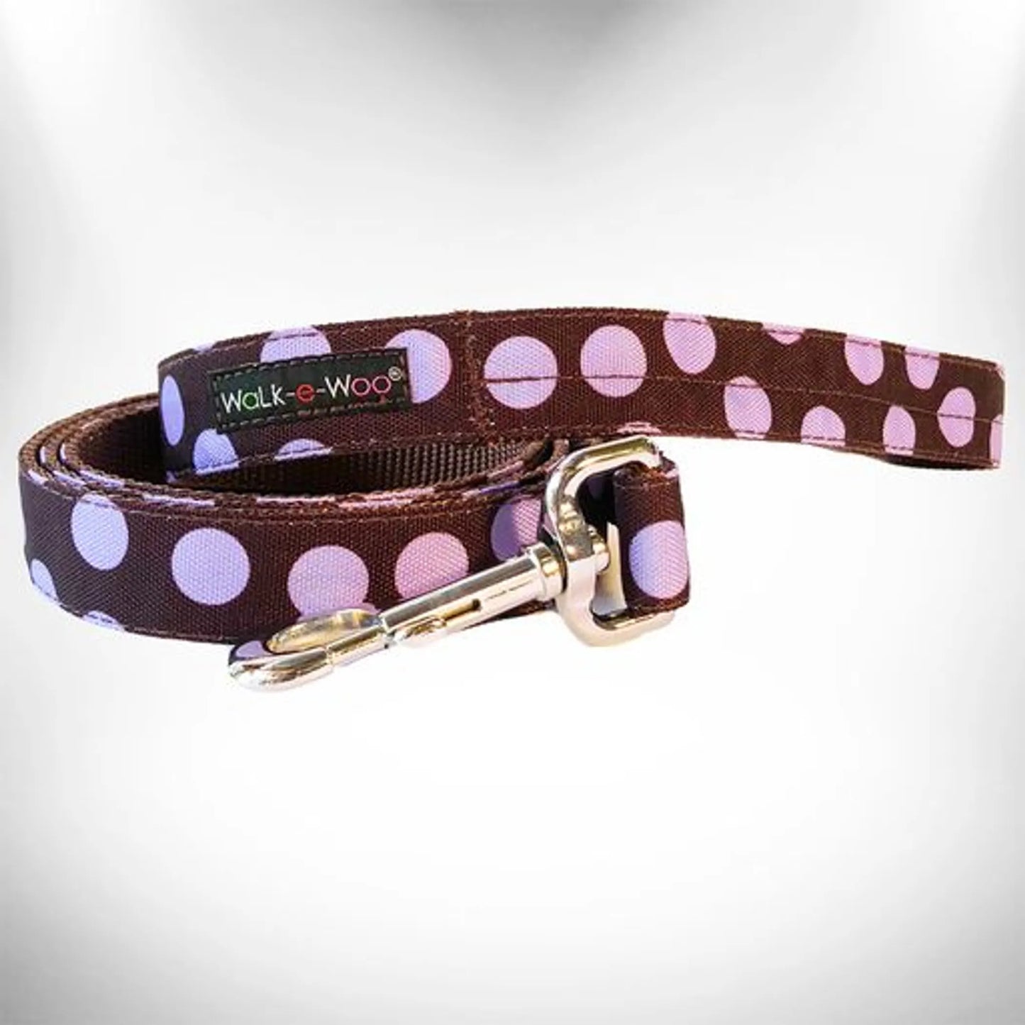 Walk-e-Woo Vibrant Red Polka Dot Dog Collars