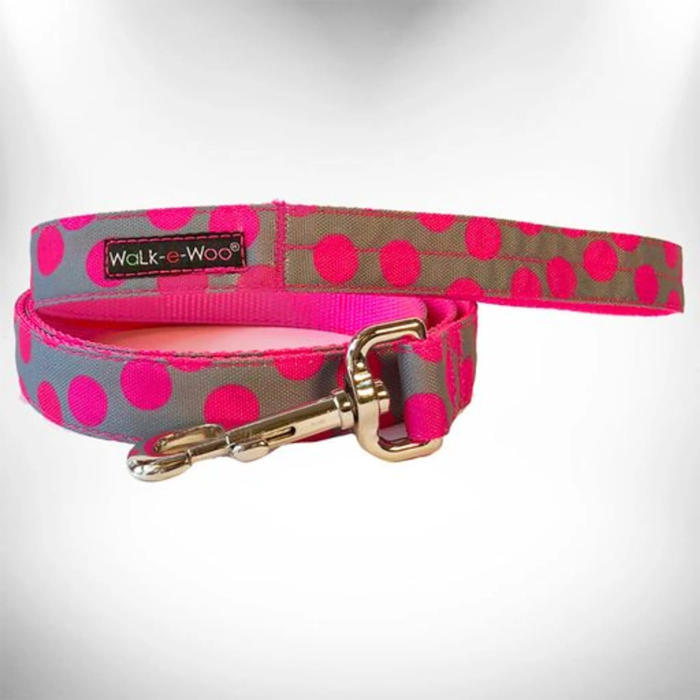 Walk-e-Woo Neon Polka Dot Dog Collar