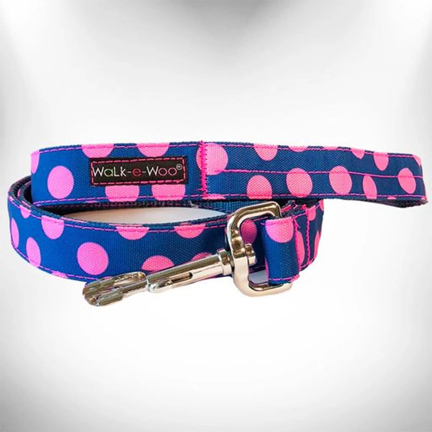 Walk-e-Woo Vibrant Red Polka Dot Dog Collars