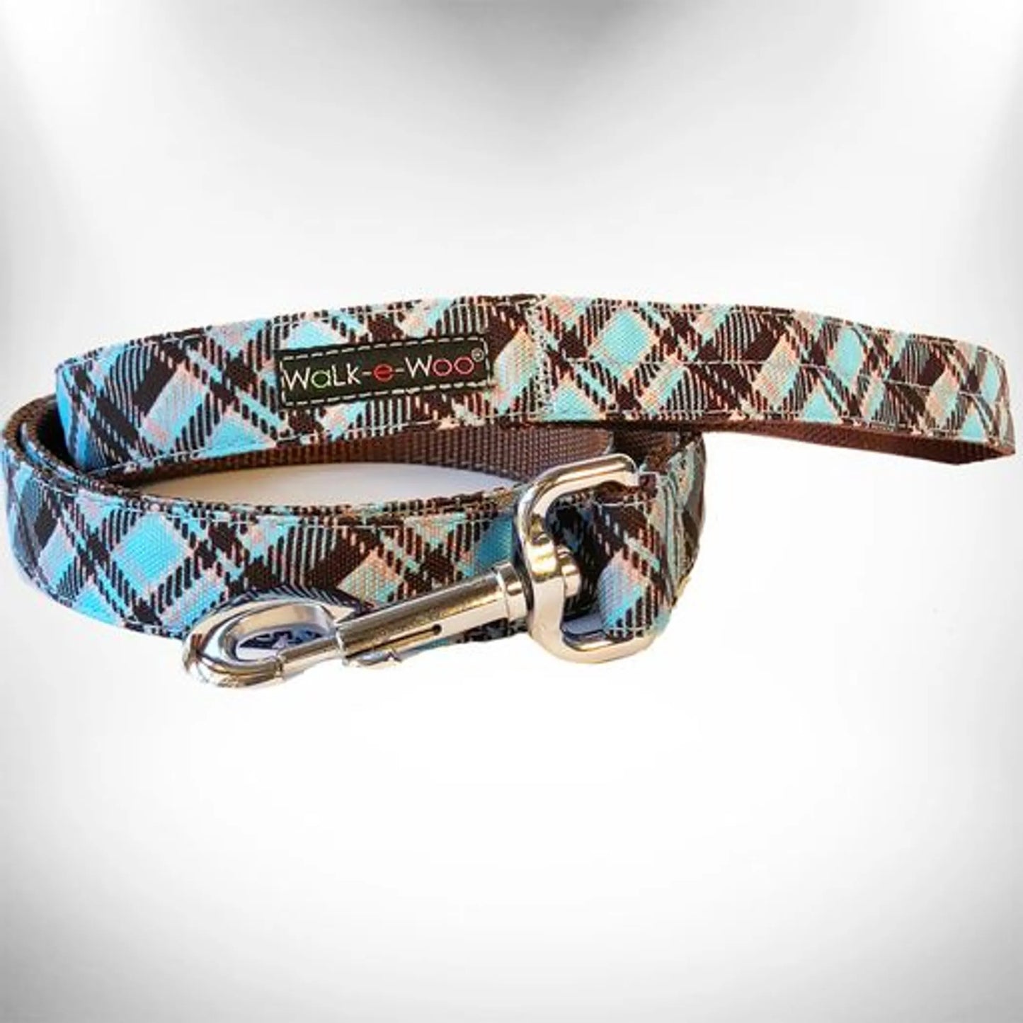 Walk-e-Woo Stylish Plaid Dog Lead