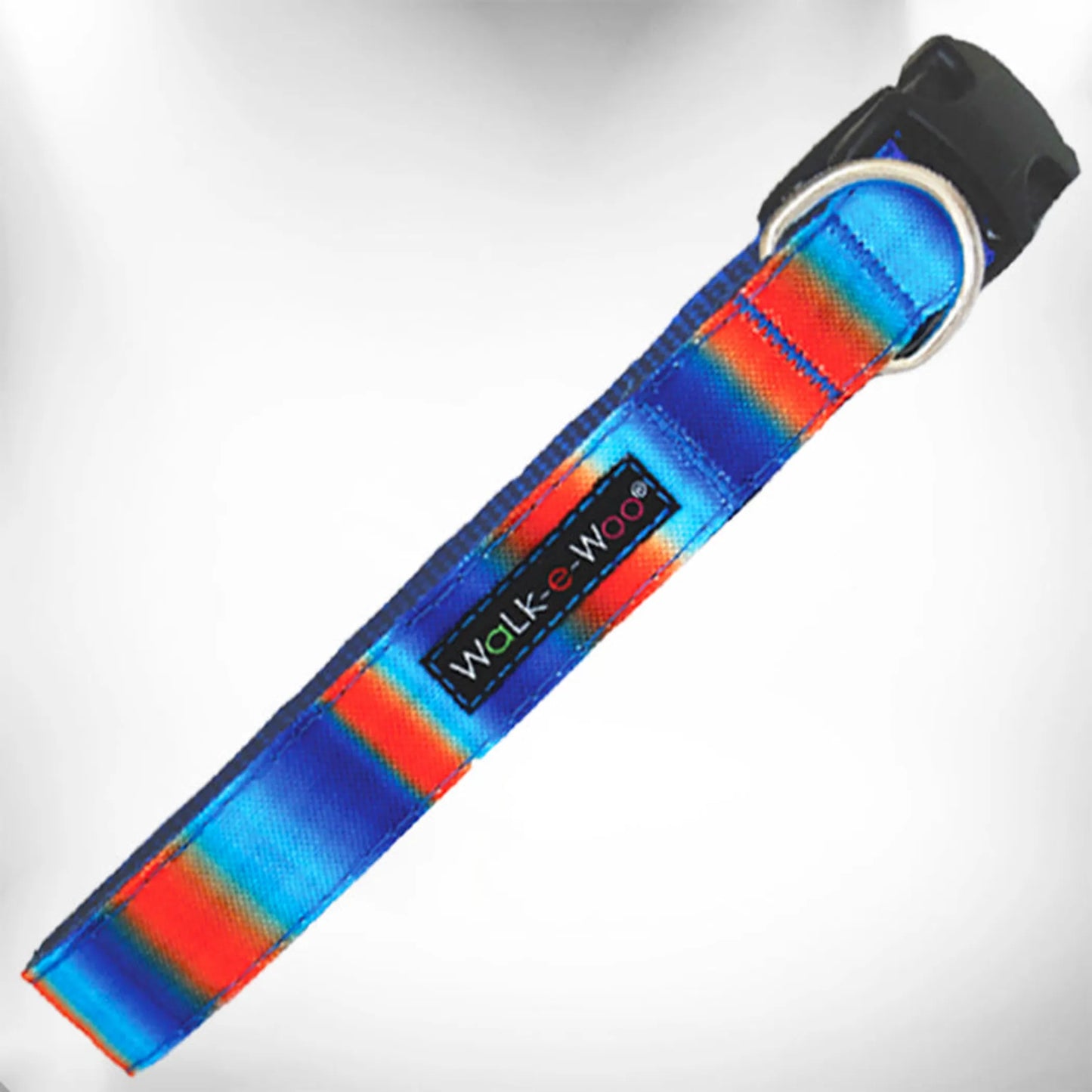 Walk-e-Woo Vibrant Tie Dye Dog Collar