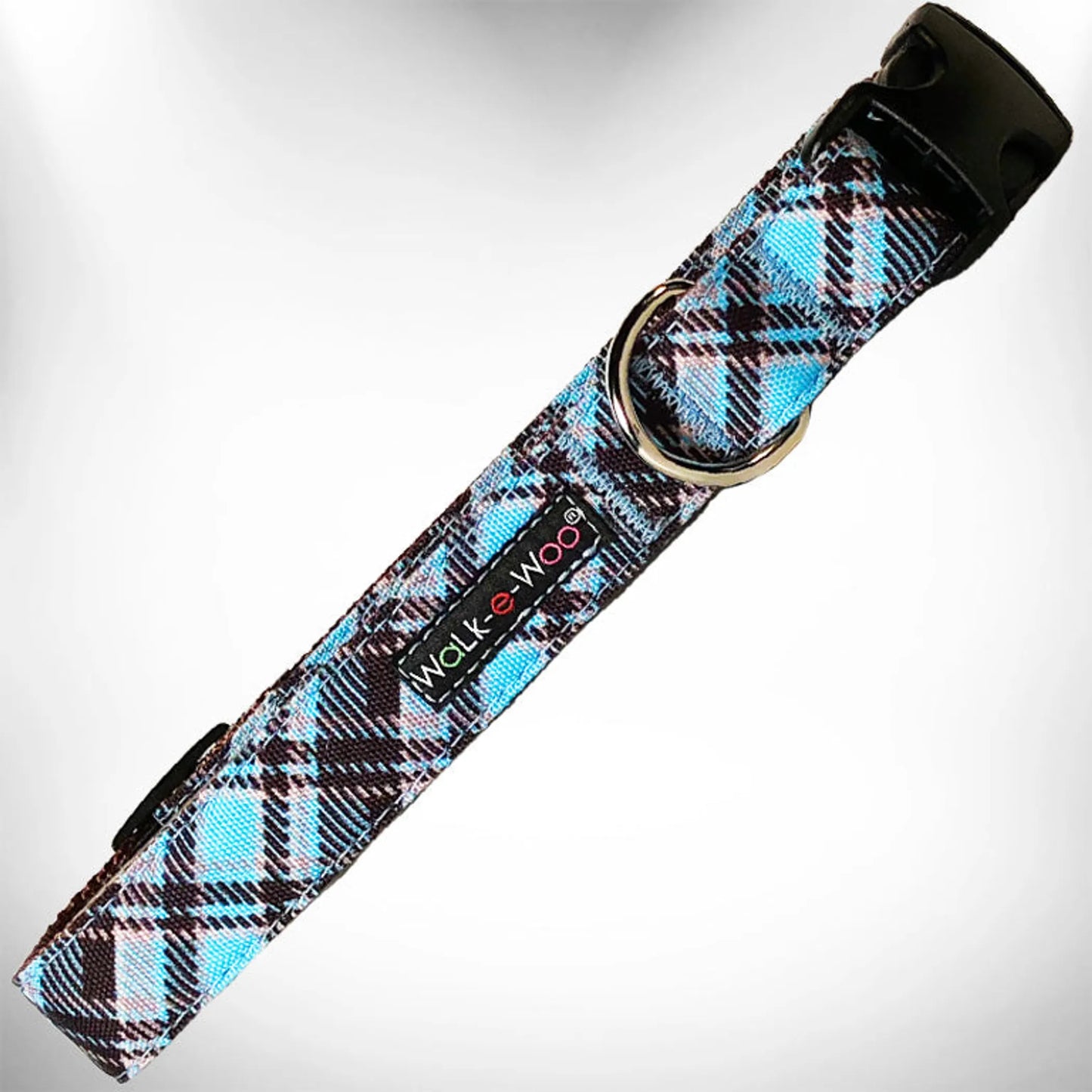 Walk-e-Woo Stylish Plaid Dog Collars