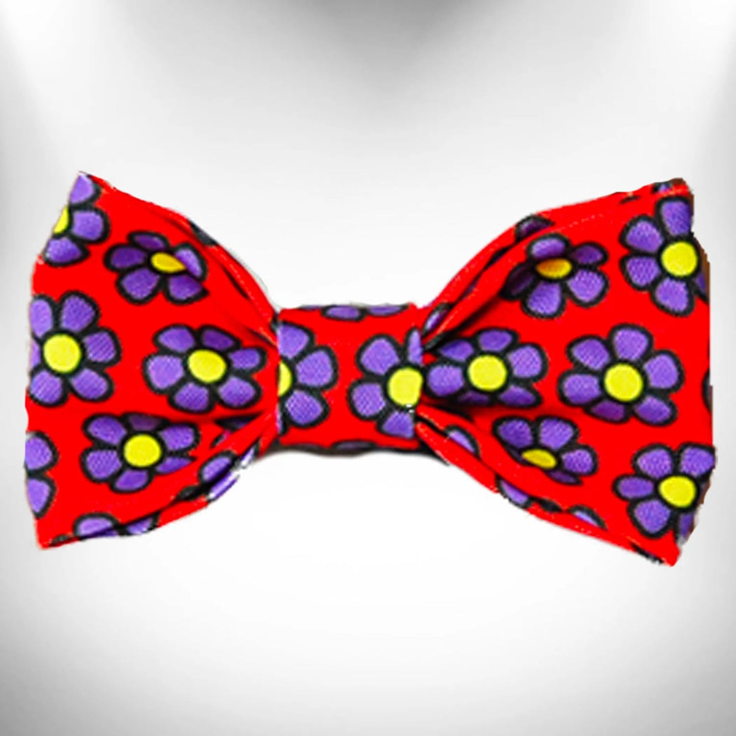 Walk-e-Woo Floral Dog Bow Tie, Size S or L