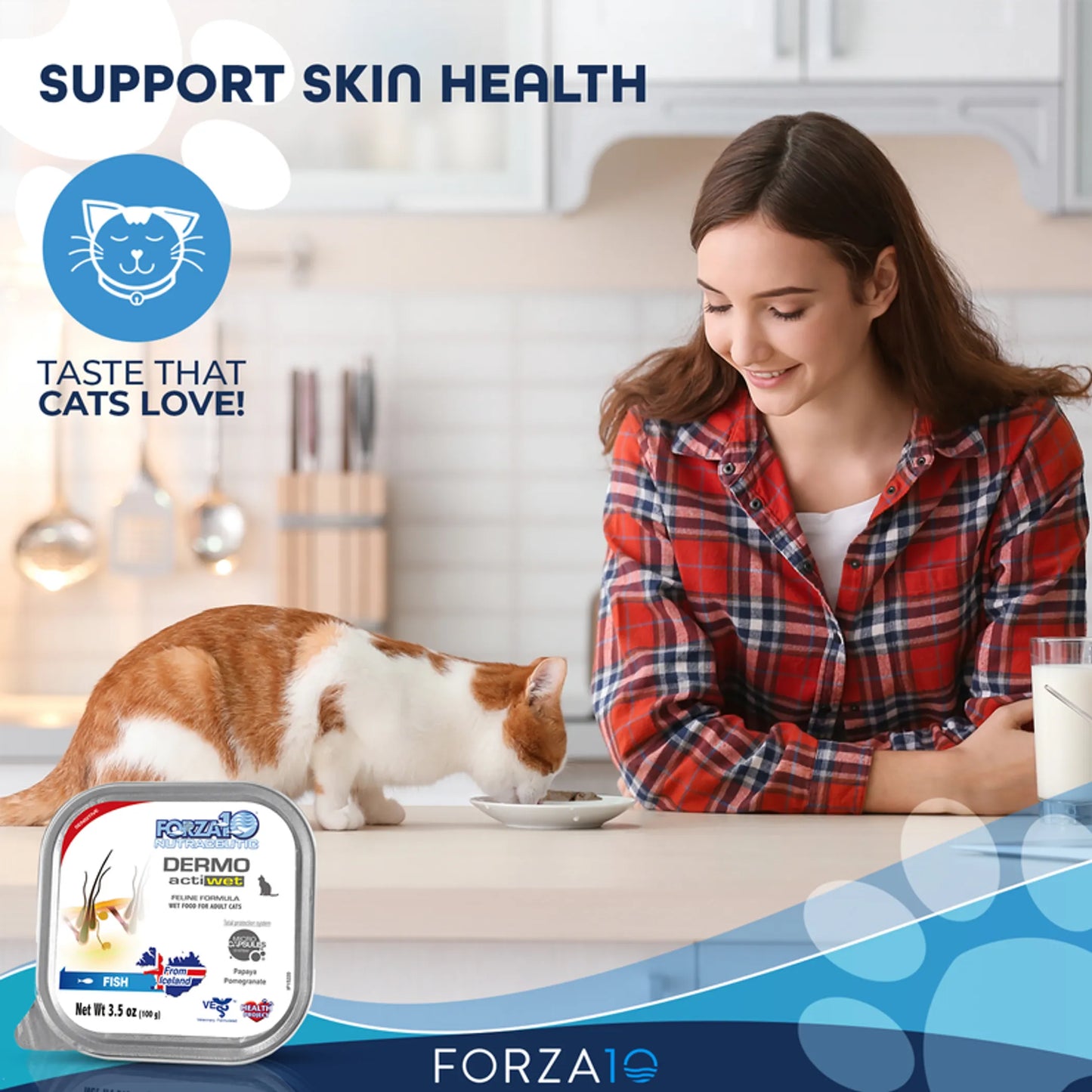 Forza10 ActiWet Dermo Support Icelandic Fish Recipe Canned Cat Food - Your Pet Connection