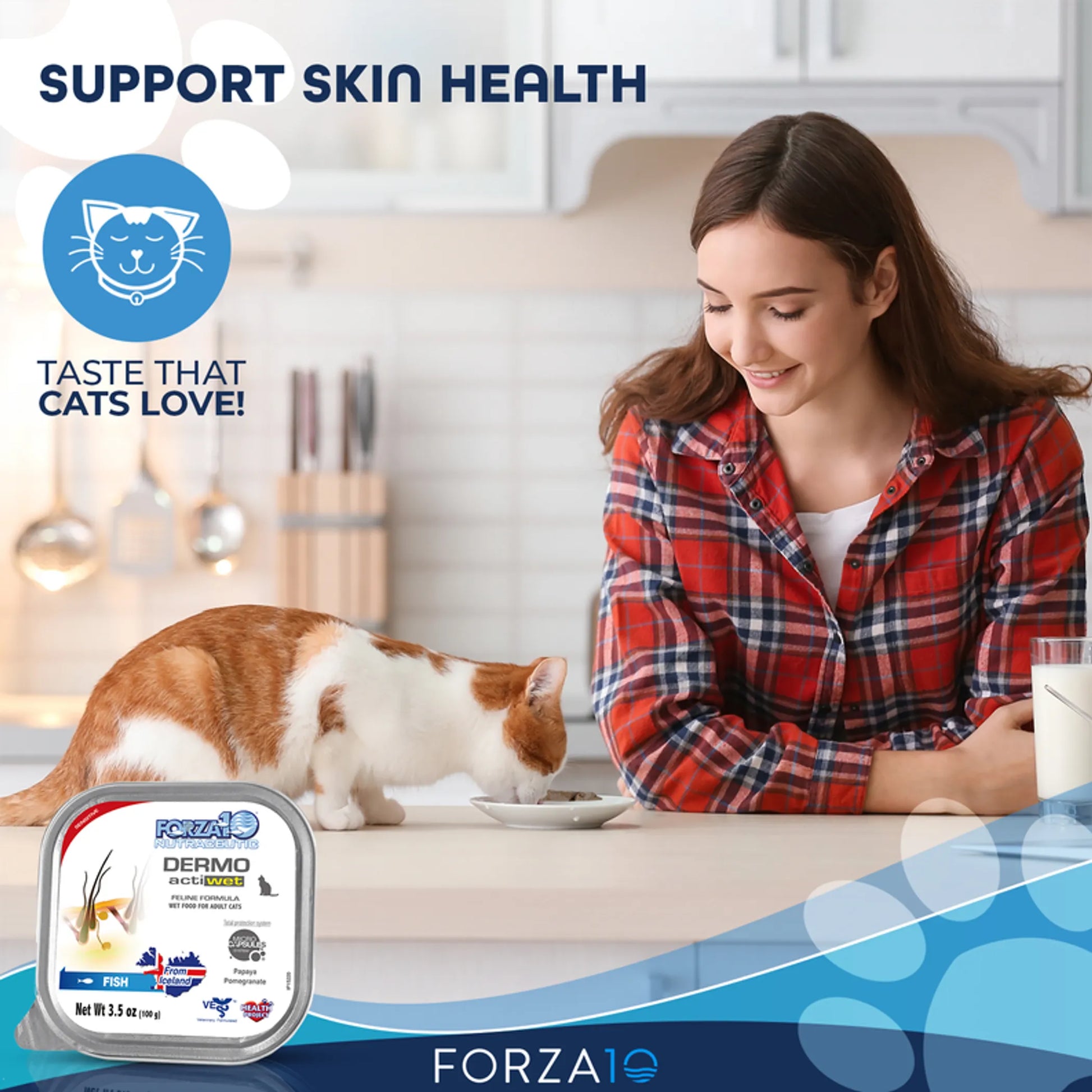 Forza10 ActiWet Dermo Support Icelandic Fish Recipe Canned Cat Food - Your Pet Connection