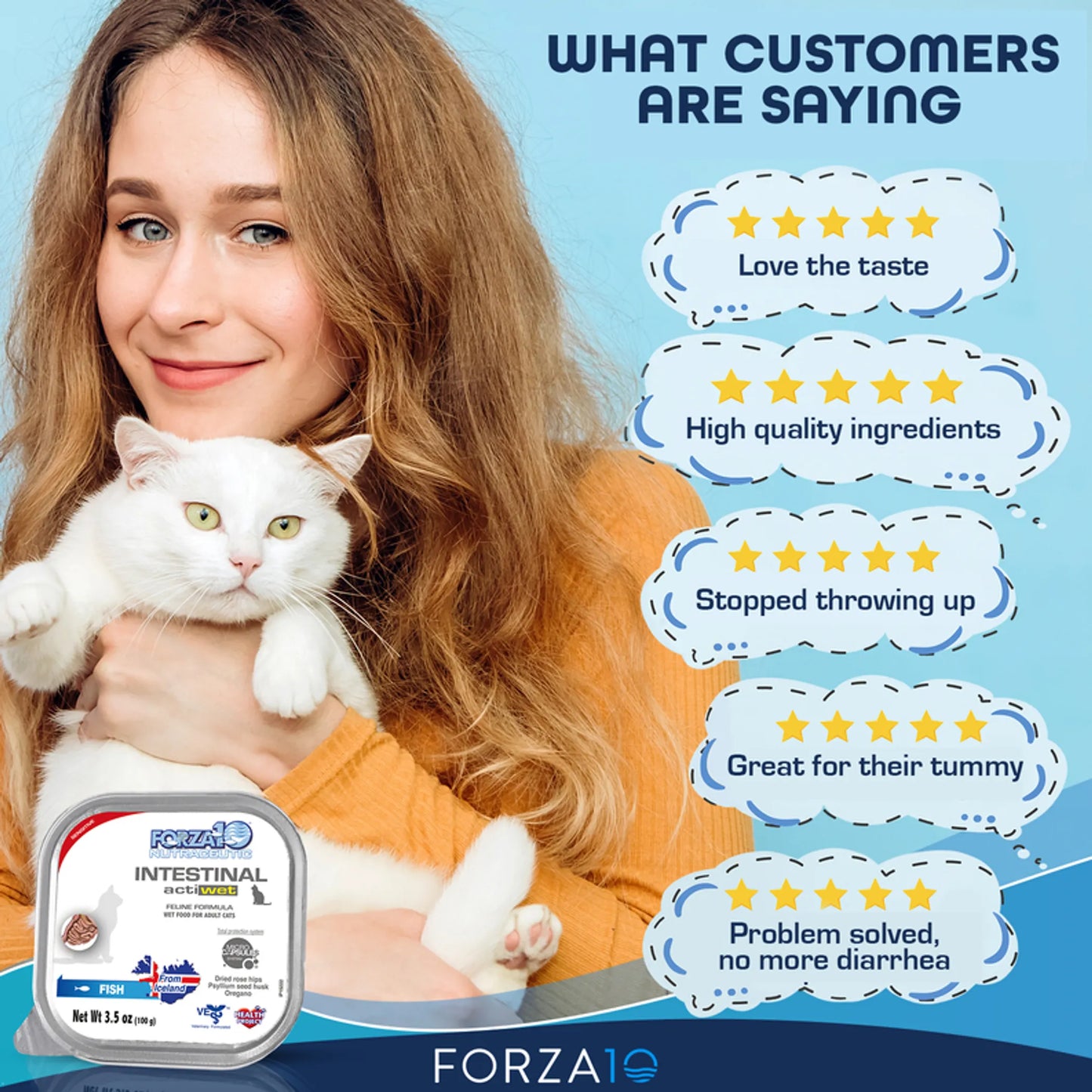 Forza10 Actiwet Intestinal Support Icelandic Fish Recipe Canned Cat Food - Your Pet Connection