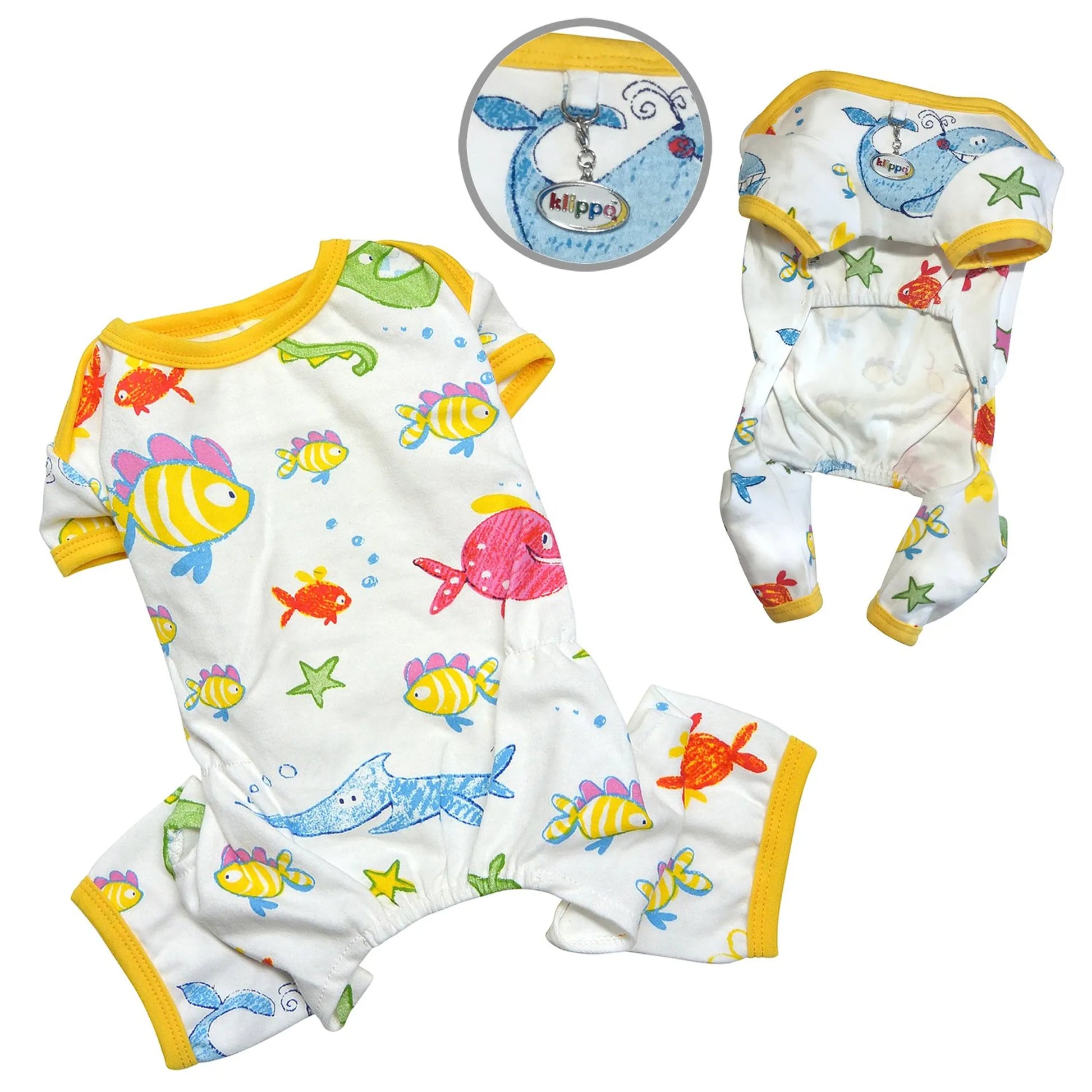 Knit Cotton Pajamas with Ocean Pals - Your Pet Connection