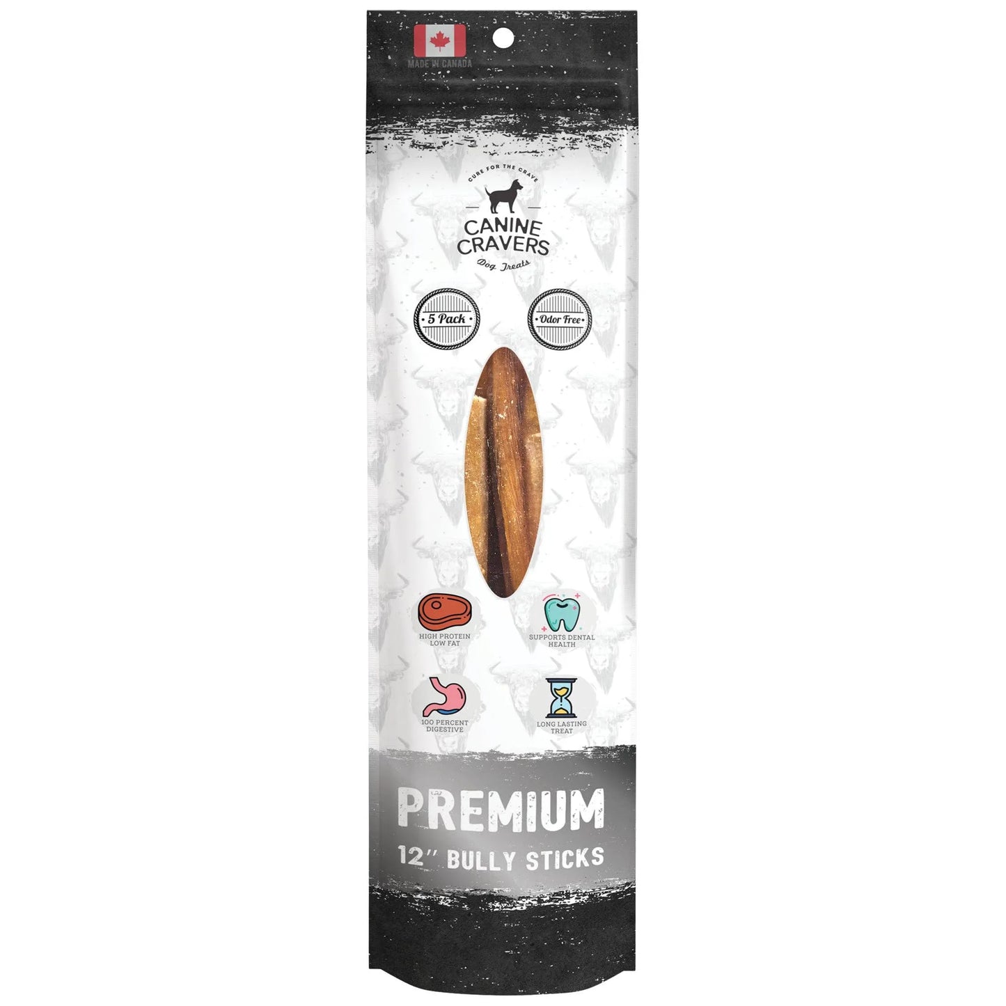 Pure Pals Premium Bully Sticks 12 inches