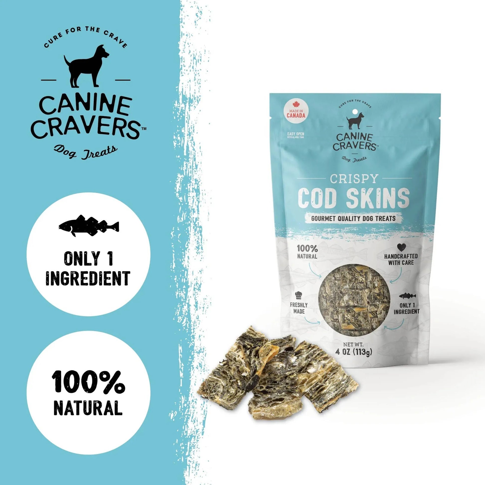 Crispy Cod Skins - Your Pet Connection