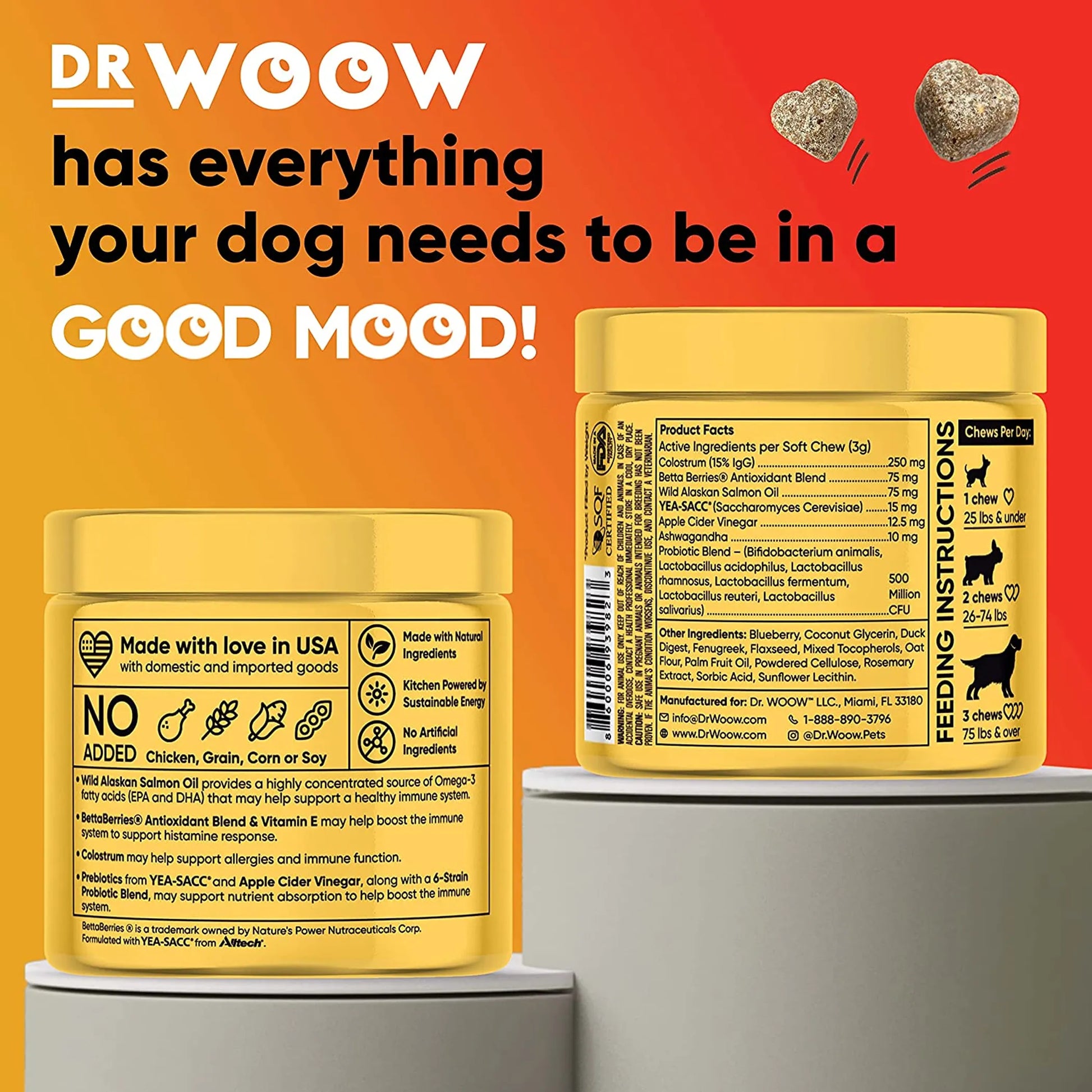 Dr Woow Allergy and Immunity Soft Chews - Your Pet Connection