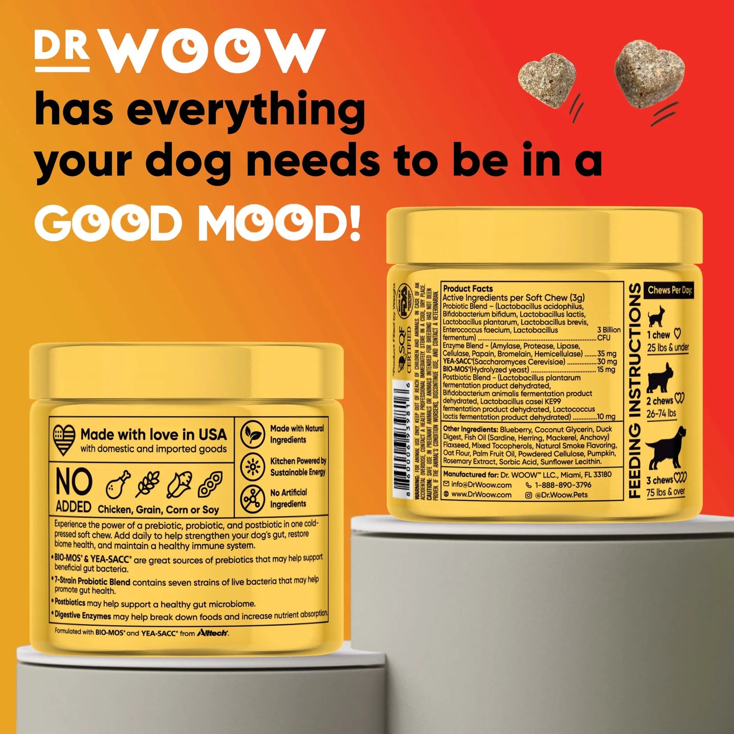 Dr Woow Digestion Soft Chews - Your Pet Connection