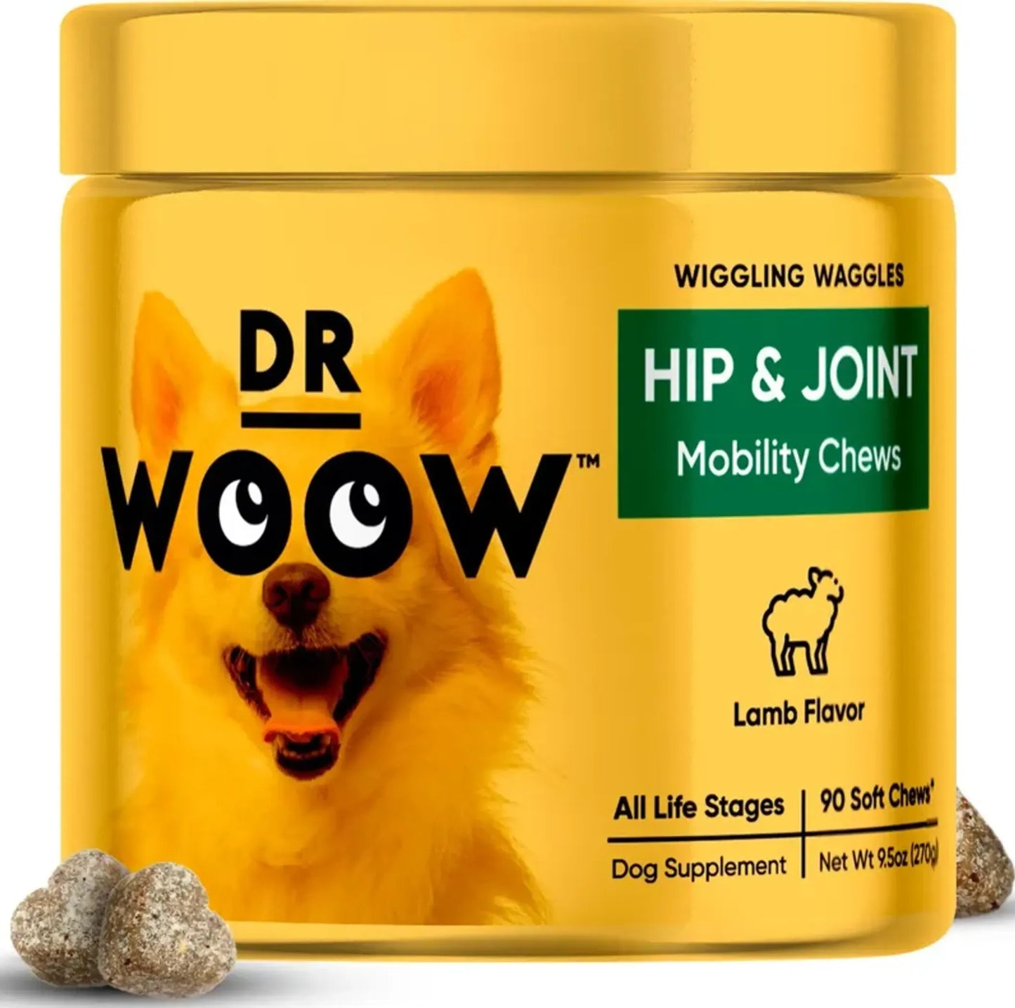 DR WOOW Hip & Joint Mobility Chews 9.5 oz