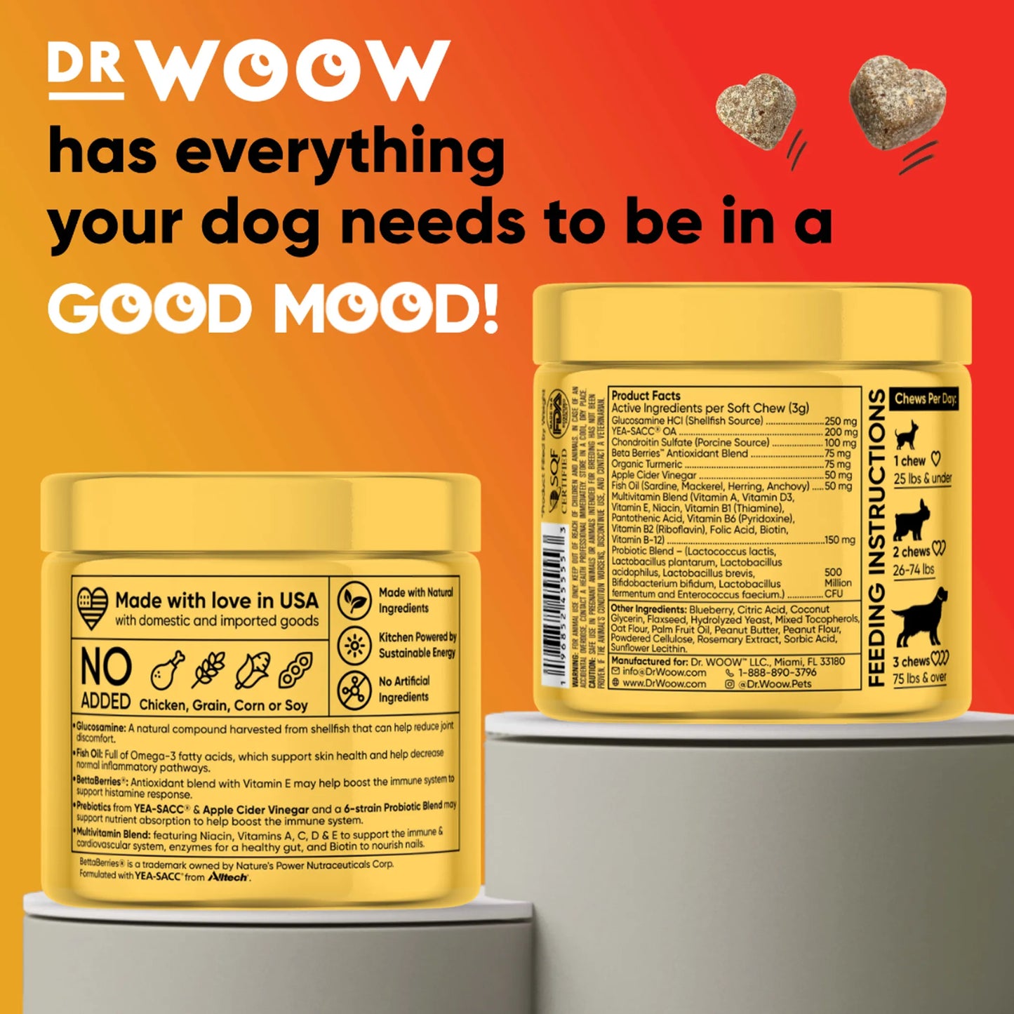 DR WOOW Multifunctional Soft Chews 90ct