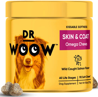 DR WOOW Skin & Coat Omega Chews 9.5oz