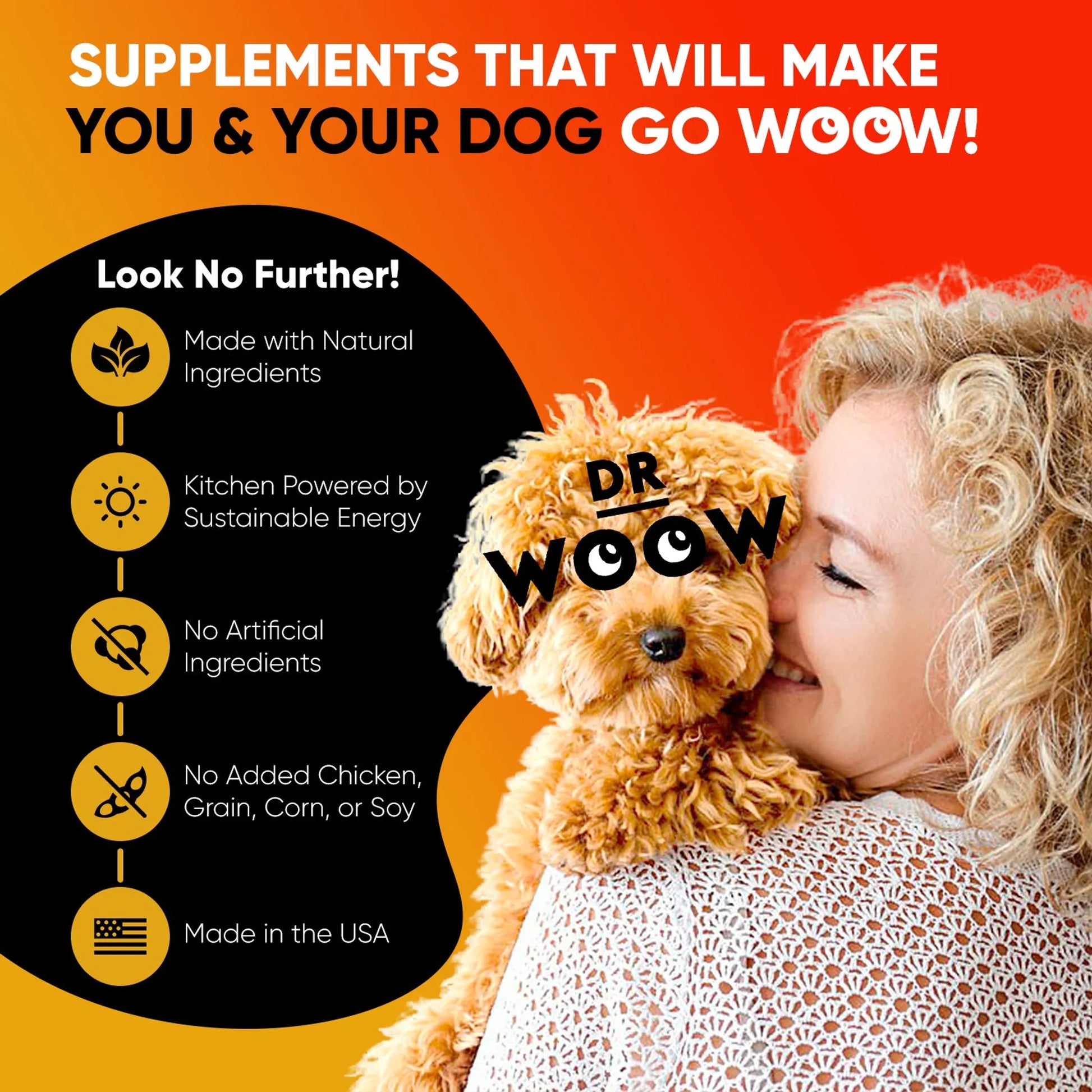 Dr Woow Skin and Coat Soft Chews - Your Pet Connection
