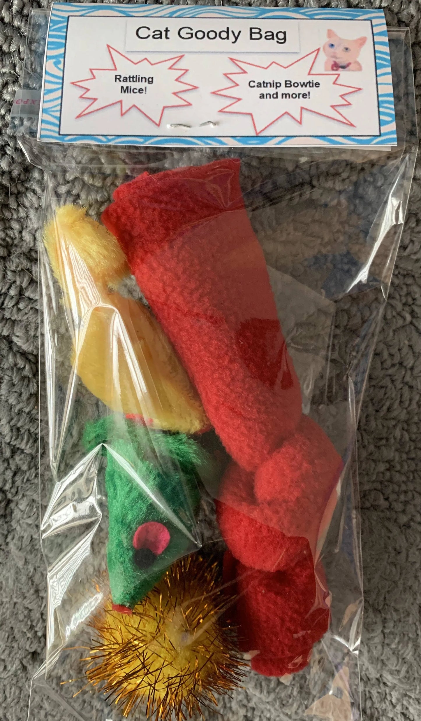 Cat Scratcher Guy Engaging Cat Play Kit 15cm x 12cm x 5cm