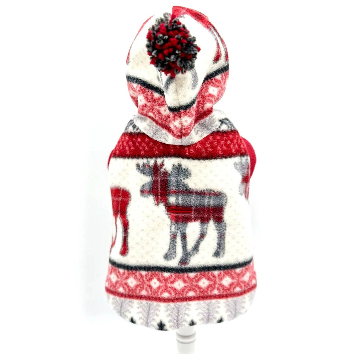 "Through the Woods" Luxe Fleece Blanket Hoodie w/ Pom Pom - Your Pet Connection