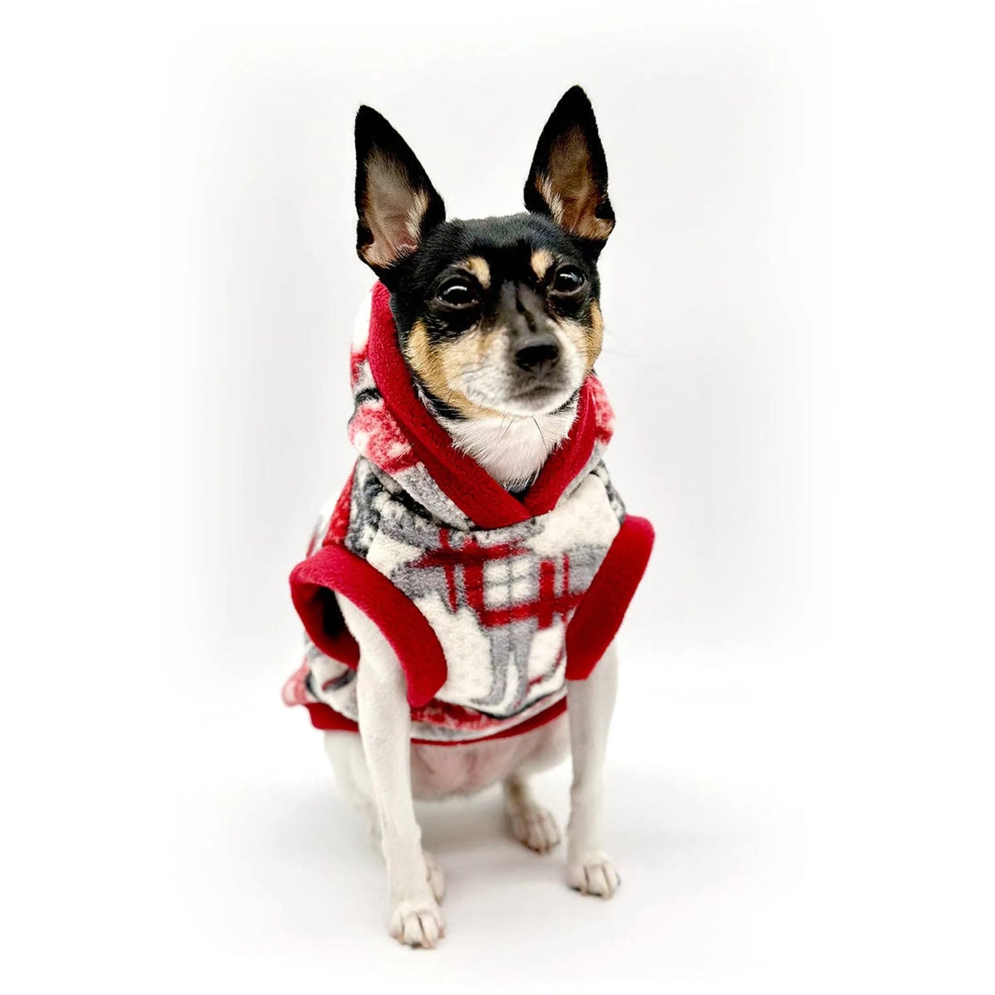 "Through the Woods" Luxe Fleece Blanket Hoodie w/ Pom Pom - Your Pet Connection