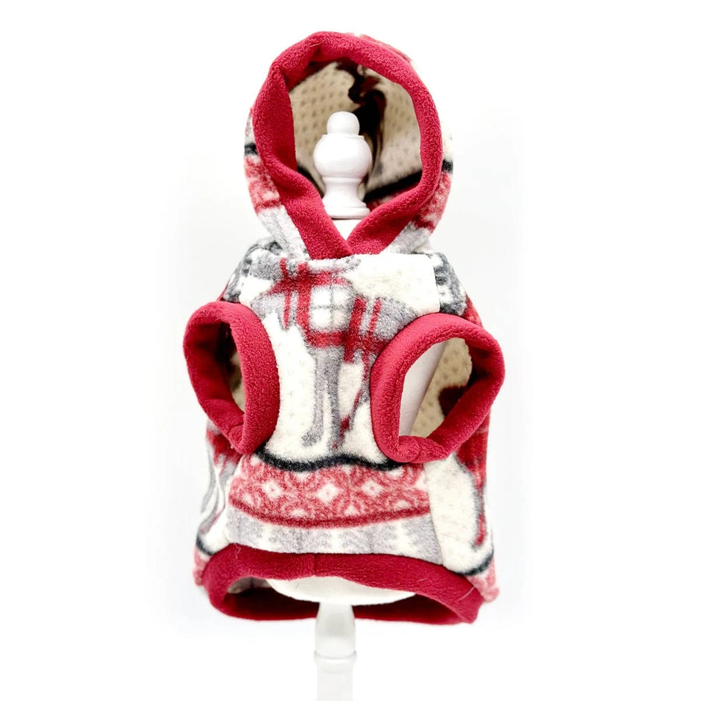 "Through the Woods" Luxe Fleece Blanket Hoodie w/ Pom Pom - Your Pet Connection