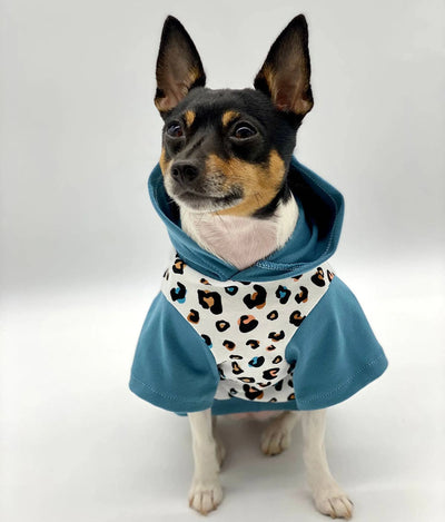 DoggieCoutureNY Leopard Print Hoodie XS