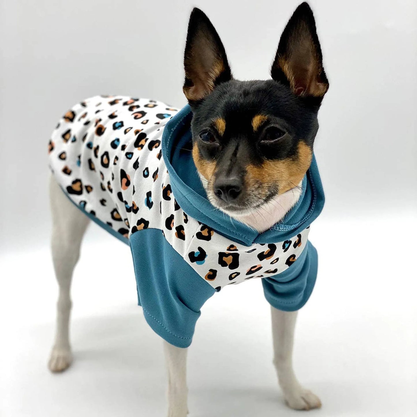 DoggieCoutureNY Leopard Print Hoodie XS