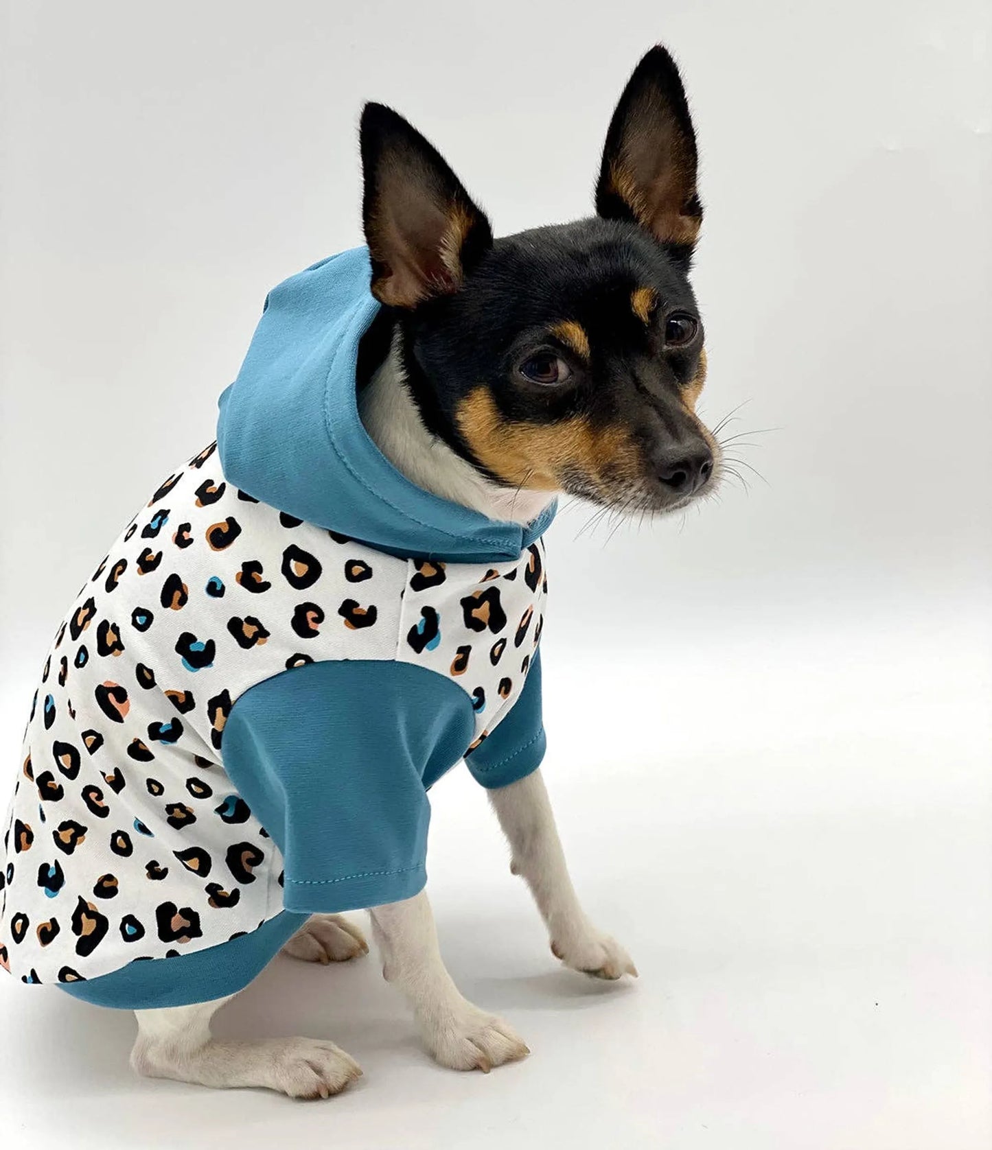 DoggieCoutureNY Leopard Print Hoodie XS