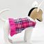 Pink Plaid Harness Vest with Ruffle Trim - Your Pet Connection
