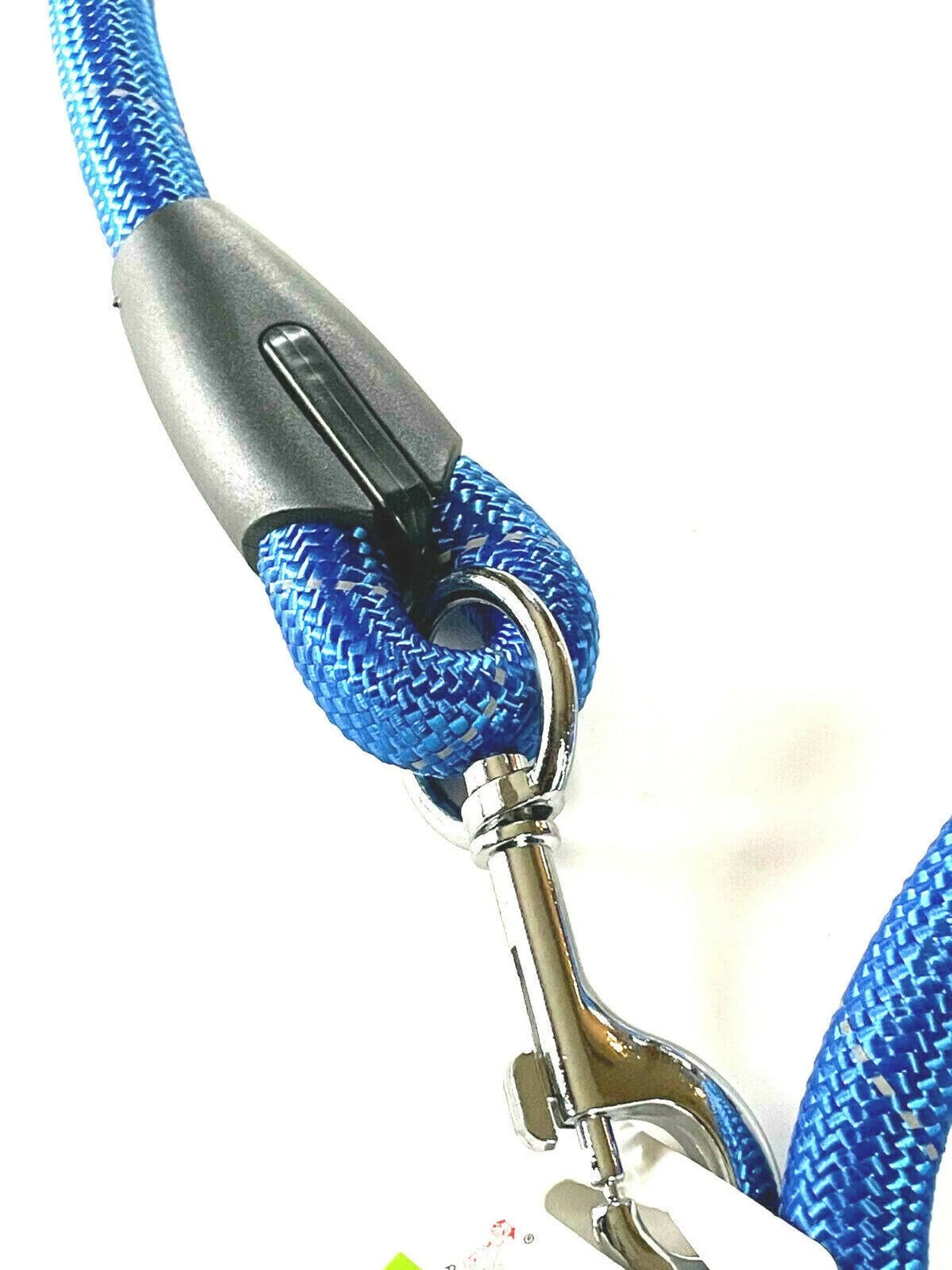 Large Dog Leash Rope Heavy Duty Reflective Nylon Material Excellent 3ft Size Blue - Your Pet Connection