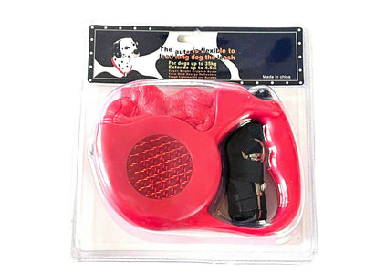Reflective Retractable Pet Dog Leash Up to 4.5m Long 35kg 77lbs Krypton Beam - Your Pet Connection