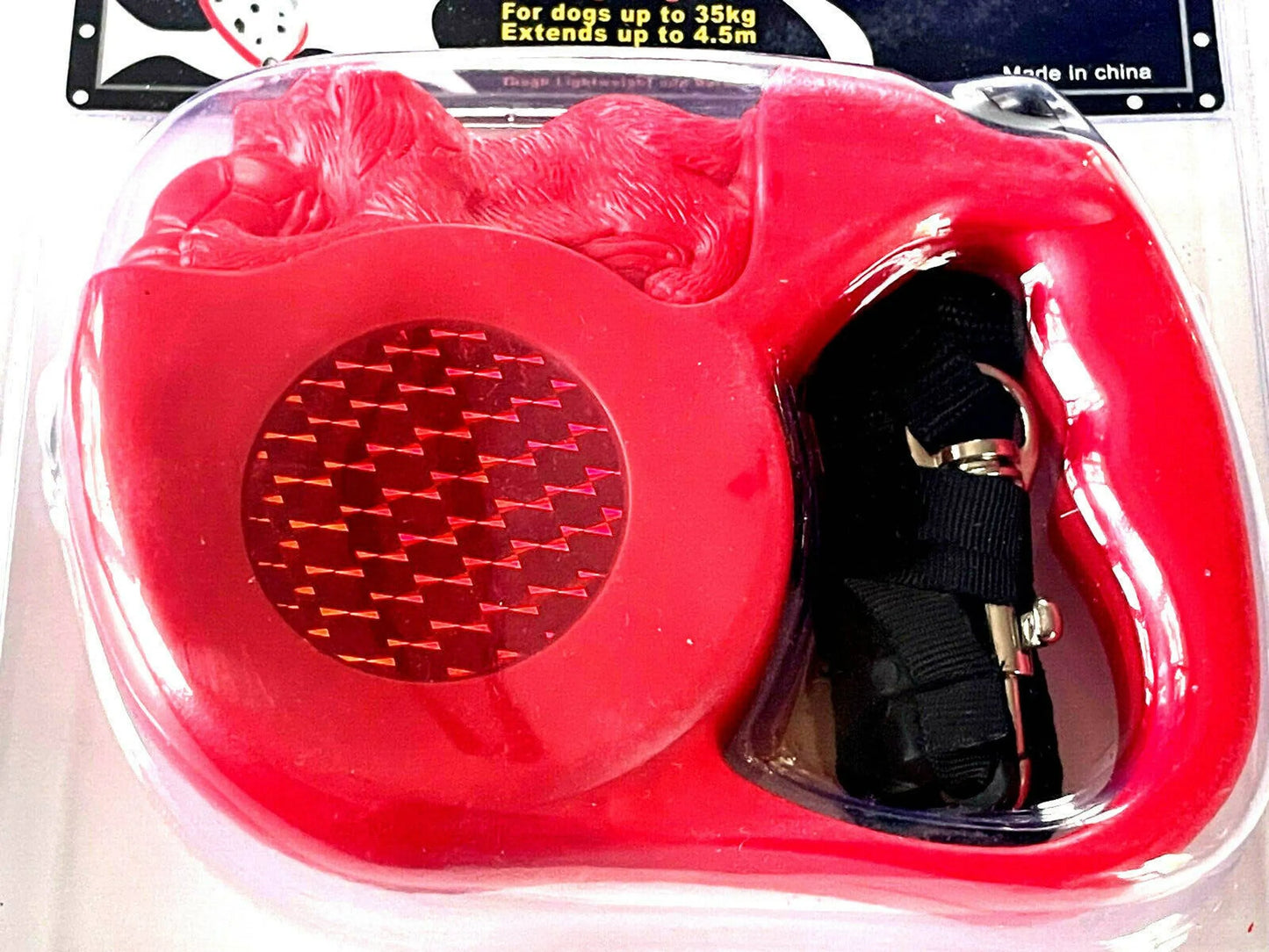 Reflective Retractable Pet Dog Leash Up to 4.5m Long 35kg 77lbs Krypton Beam - Your Pet Connection