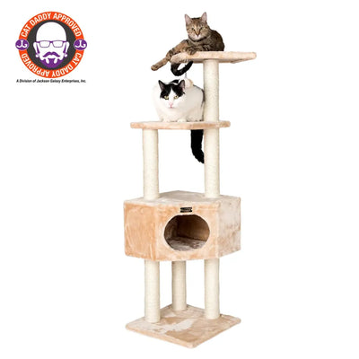 Real Wood 3 Tier Cat Tree, Armarkat Scratch furniture A5201 - Your Pet Connection