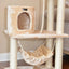 Real Wood 62" Cat tree With Scratch posts, Hammock for Cats - Your Pet Connection