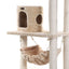 Real Wood 62" Cat tree With Scratch posts, Hammock for Cats - Your Pet Connection