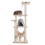 Real Wood 65" Cat Tree With Hammock, Playhouse A6501 - Your Pet Connection