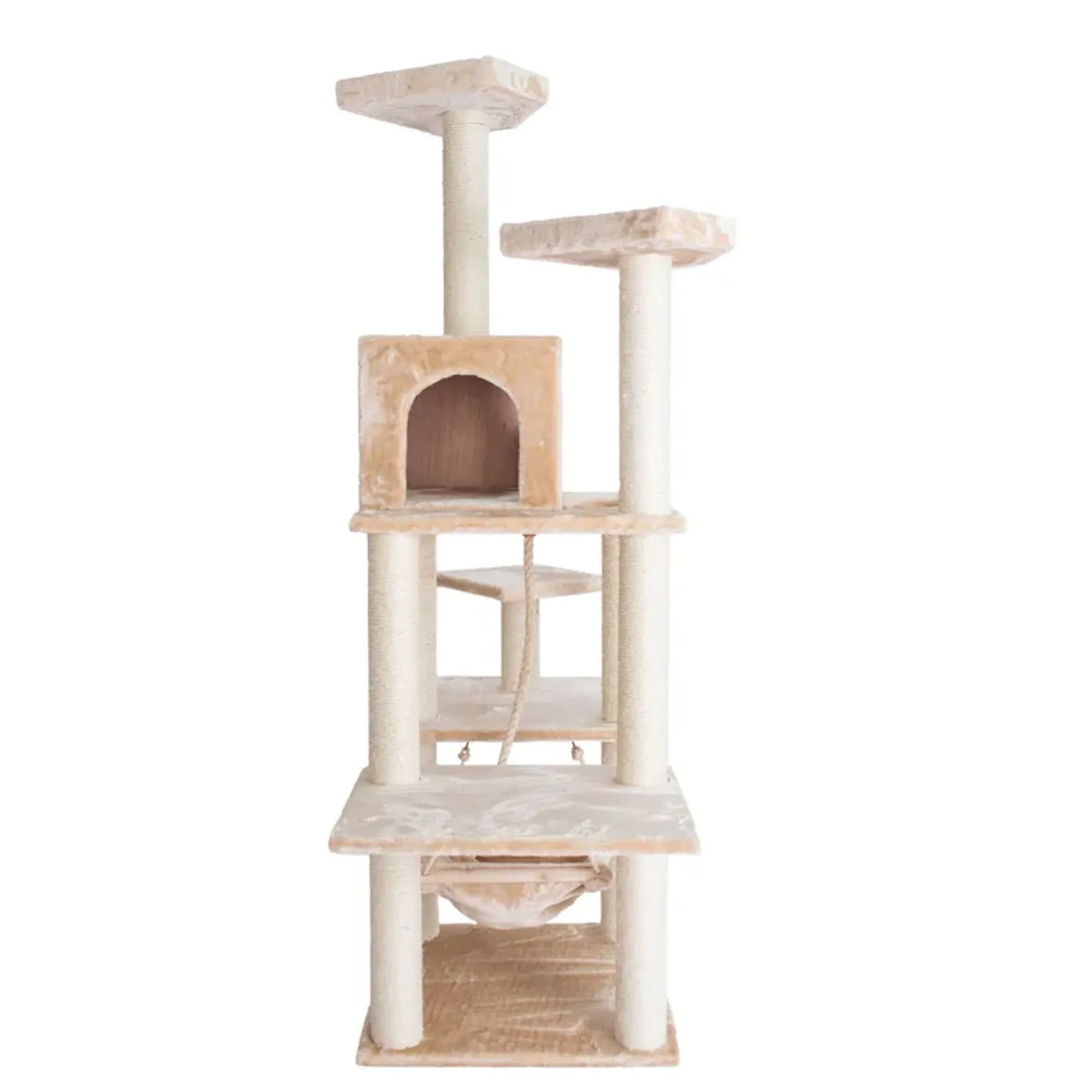 Armarkat Real Wood 72" Beige Cat Tree SratchIng Post A7202 - Your Pet Connection