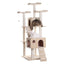 Real Wood 74" Multi-Level Cat Tree Large Cat Play Furniture - Your Pet Connection