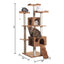 AeroMark Luxurious Cat Tree with Playhouses 74 Inch