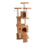 AeroMark Luxurious Cat Tree with Playhouses 74 Inch