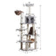 Real Wood Cat Climber Play House With Playhouse, Basket - Your Pet Connection