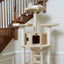 Armarkat Multi-function Real WOOD Cat Tower Beige - Your Pet Connection