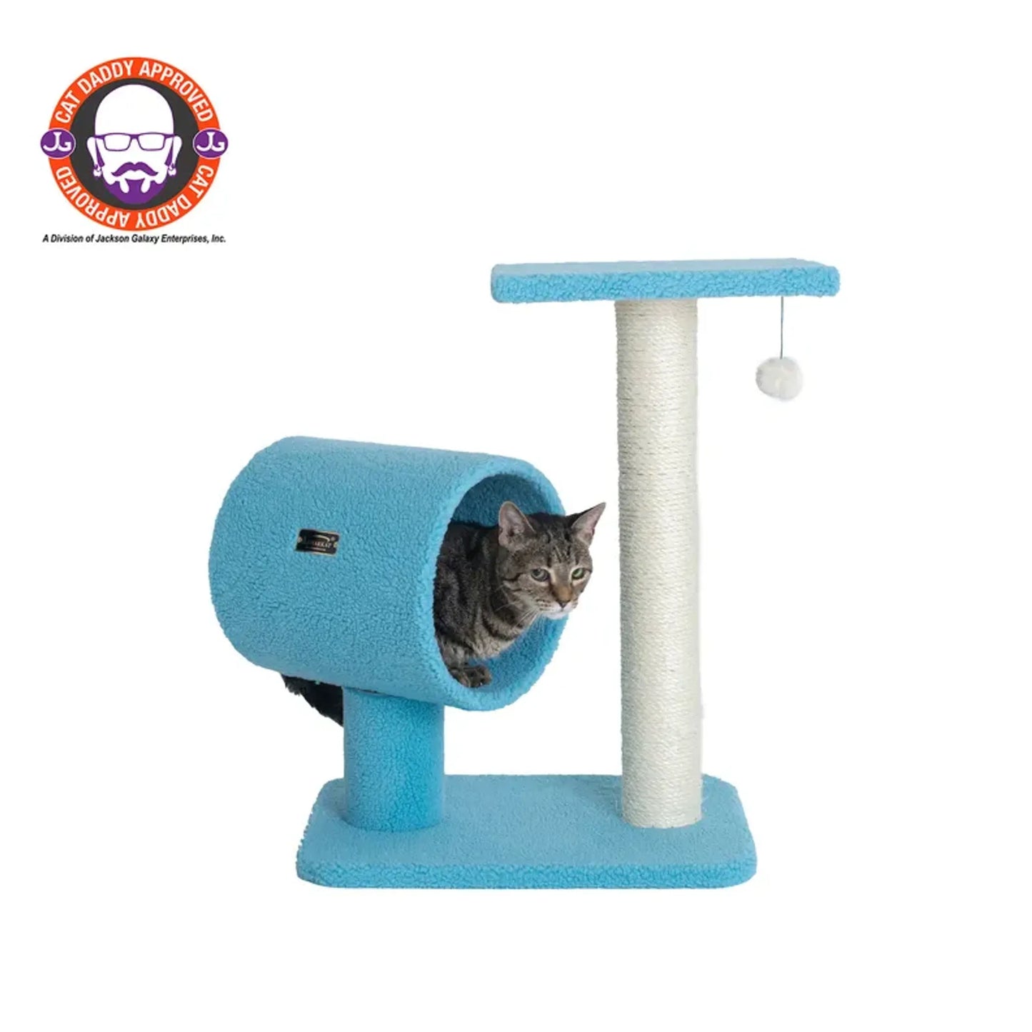 Armarkat Sky Blue 25" Cat Tree, Real Wood Scratcher for Cats - Your Pet Connection