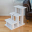 Real Wood 3 Step Cat Step Stairs Ramp,  25" Dogs Climber - Your Pet Connection