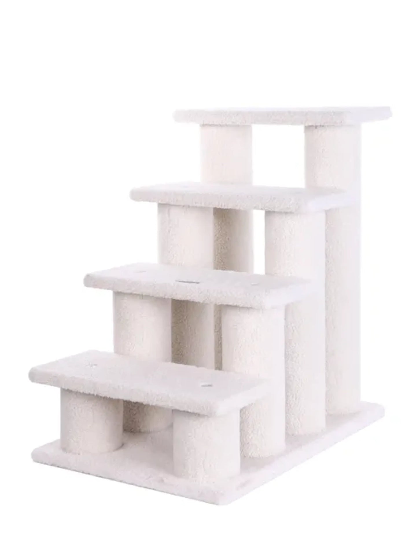 Real Wood 4 Steps Ramp For Dogs, Cats, Cat Step Stairs Ramp - Your Pet Connection