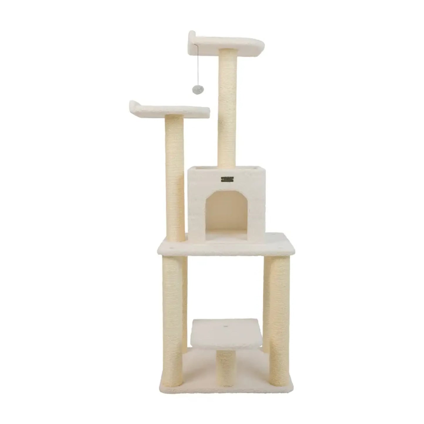 Real Wood B6203 Classic Cat Tree Five Levels Cat Condo - Your Pet Connection