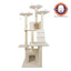Real Wood B8201 Classic  Ivory Cat Tree Multi Levels W Ramp - Your Pet Connection