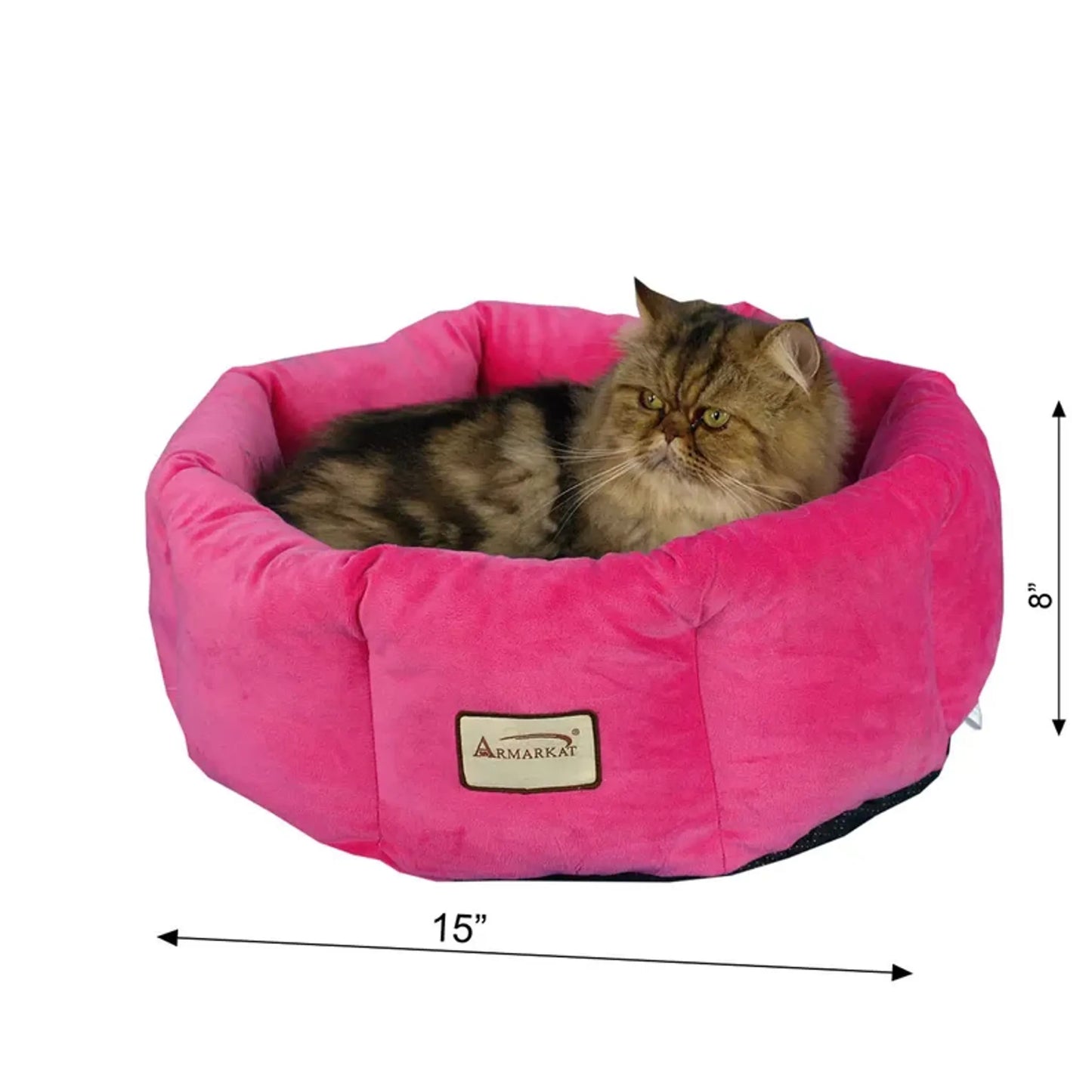 AeroMark Pink Velvet Pet Bed Extra Small